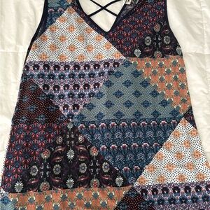 Agenda Multicolor Patchwork Tank Top